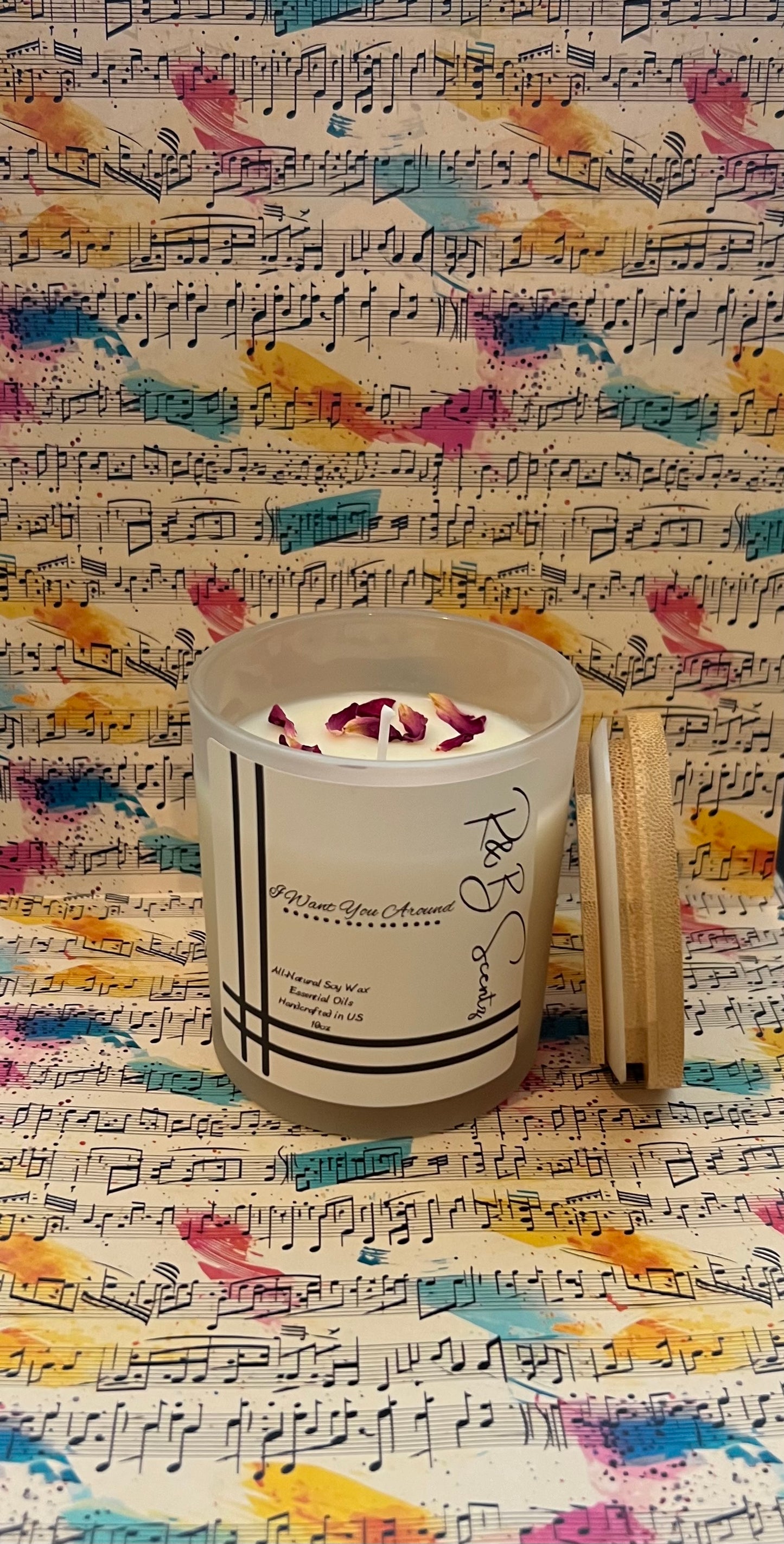 R&B Scentz Candle - 10 oz